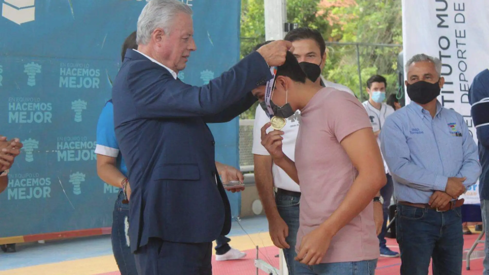 Premiación de Acuatlón